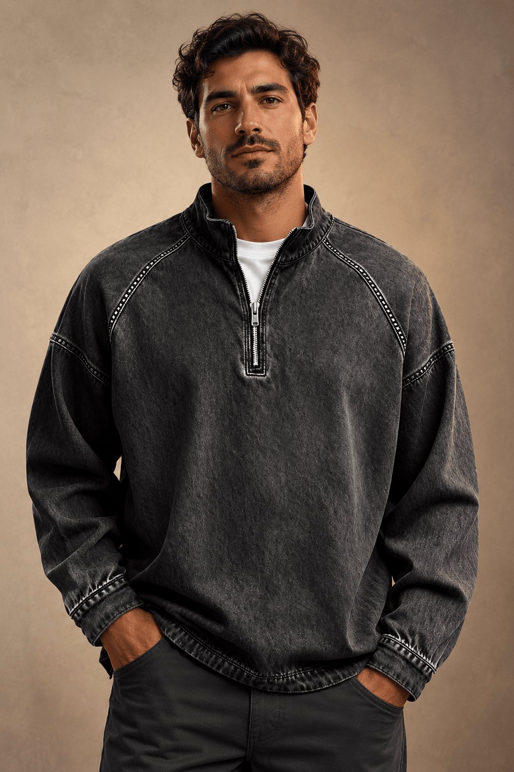 Saltwater Zip-Sweater
