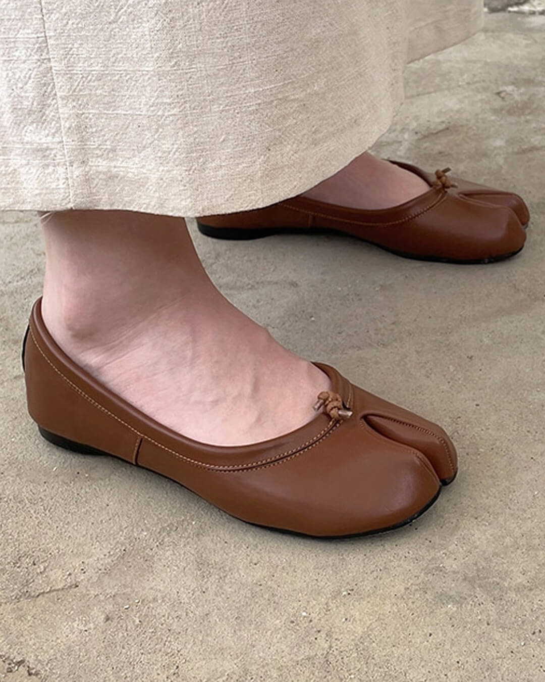 Abigail Vegan Leather Flats