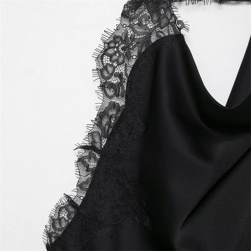 Anne Backless Lace Top