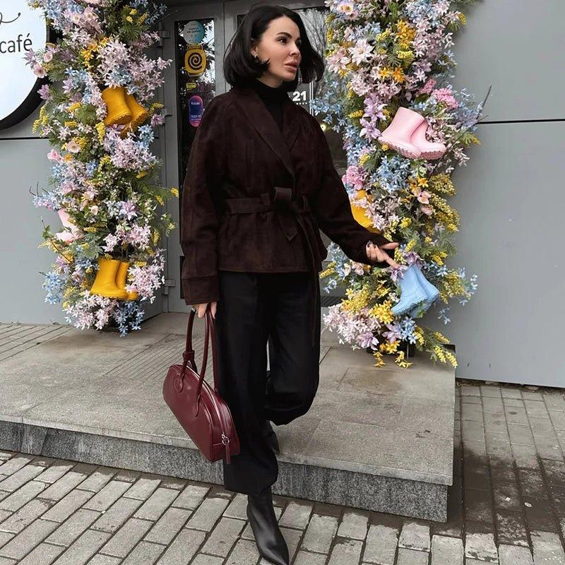 Evelyn Suede Jacket