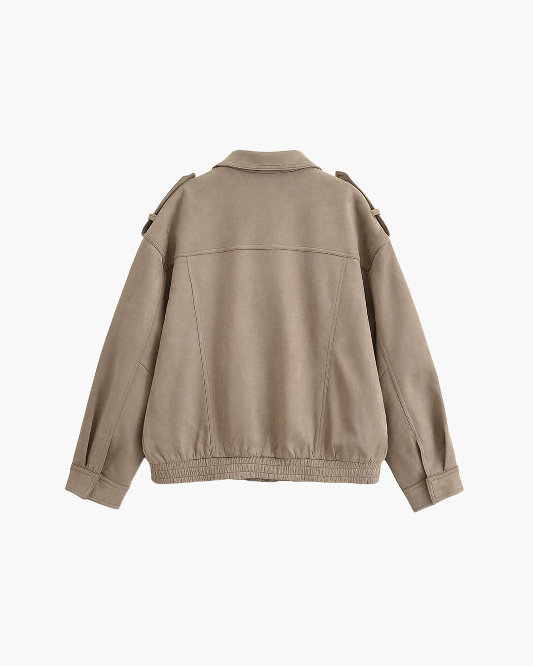 Greta Suede Moto Jacket