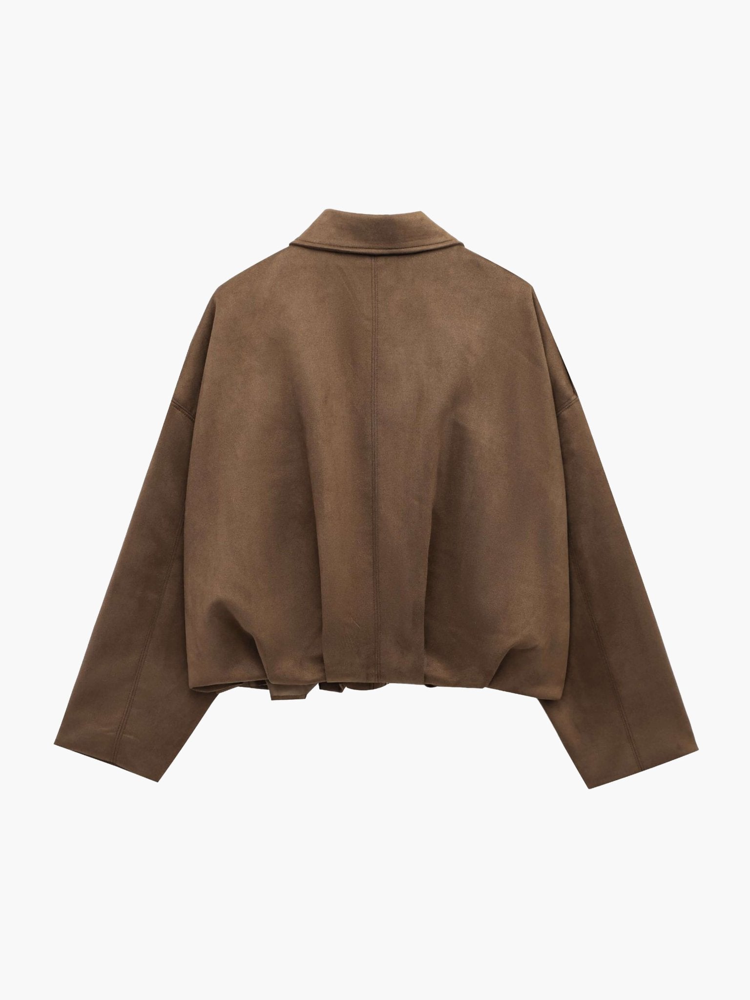 Bella Suede Bomber Jacket