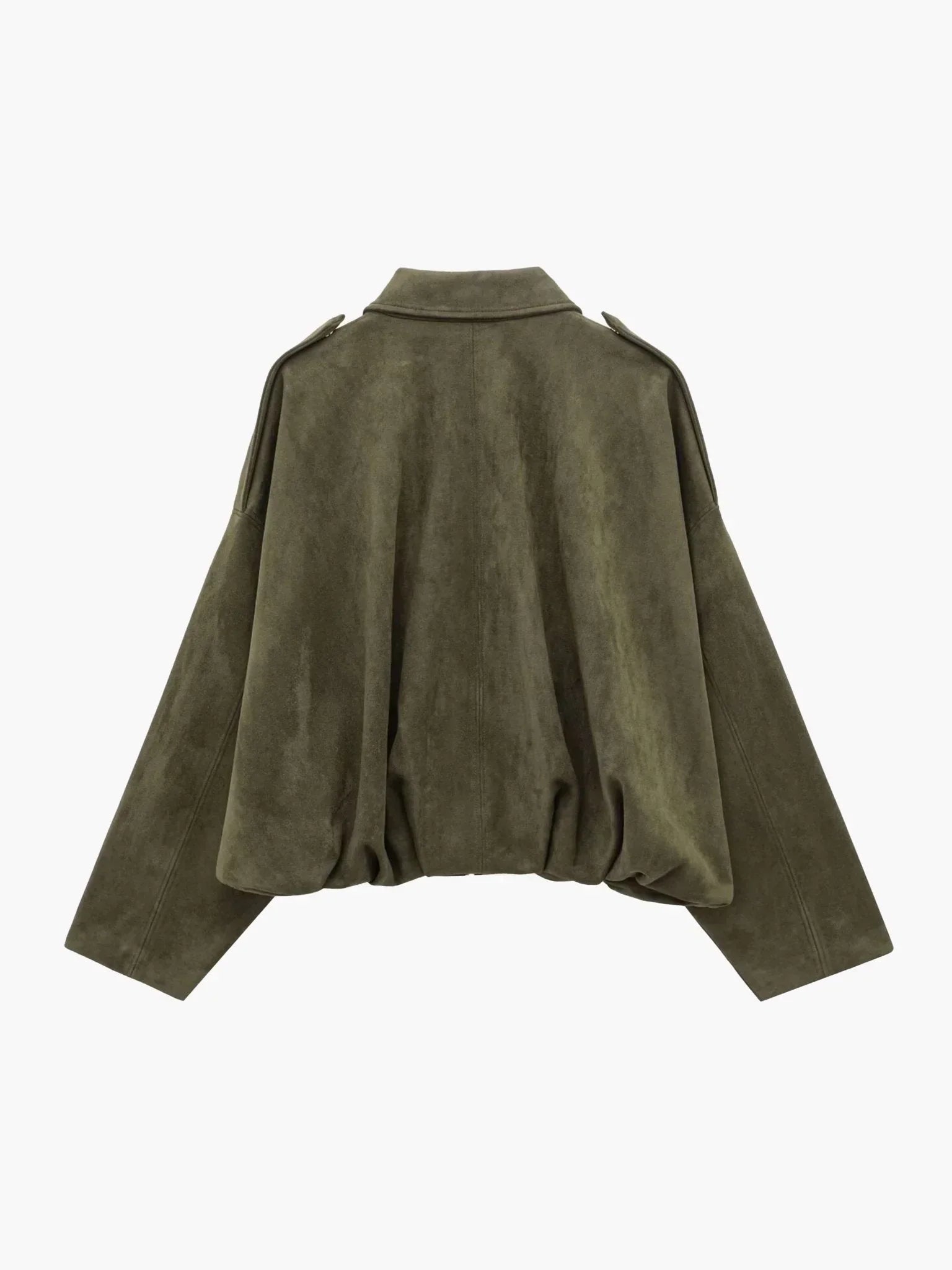 Bella Suede Bomber Jacket