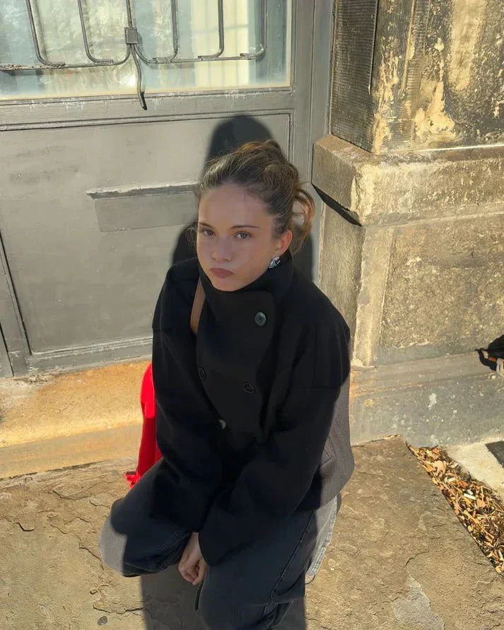 Loreta Jacket with Stand Collar