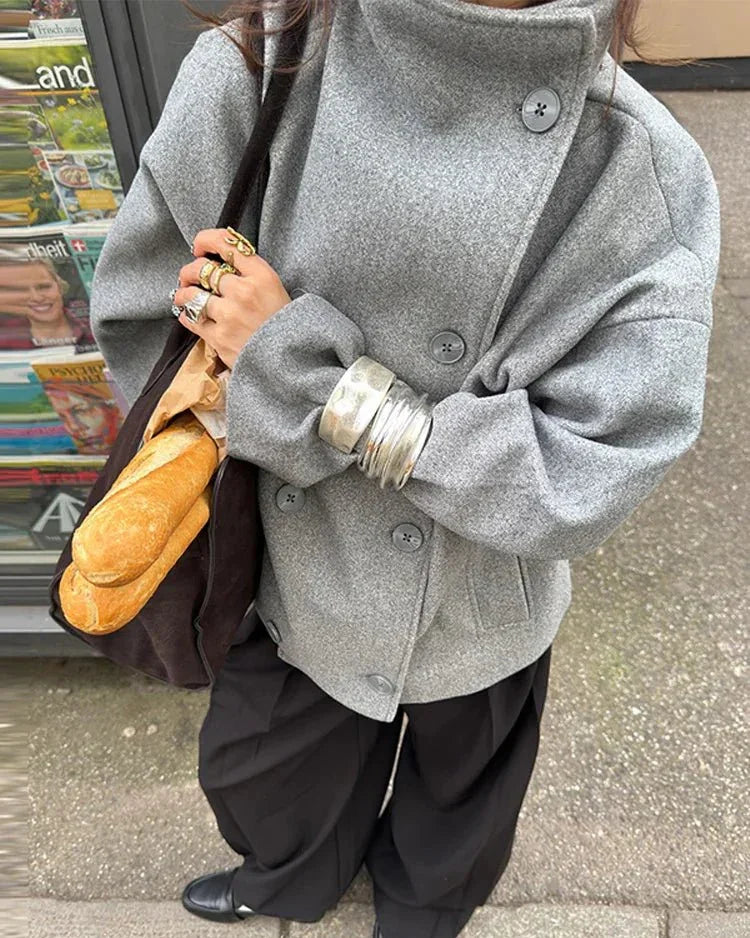 Loreta Jacket with Stand Collar