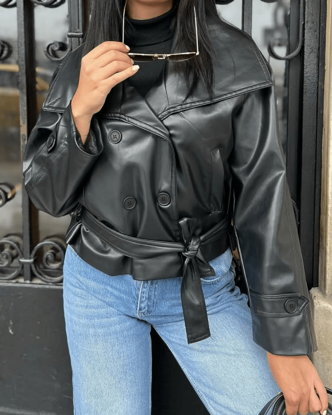 Sandra Vegan Leather Jacket