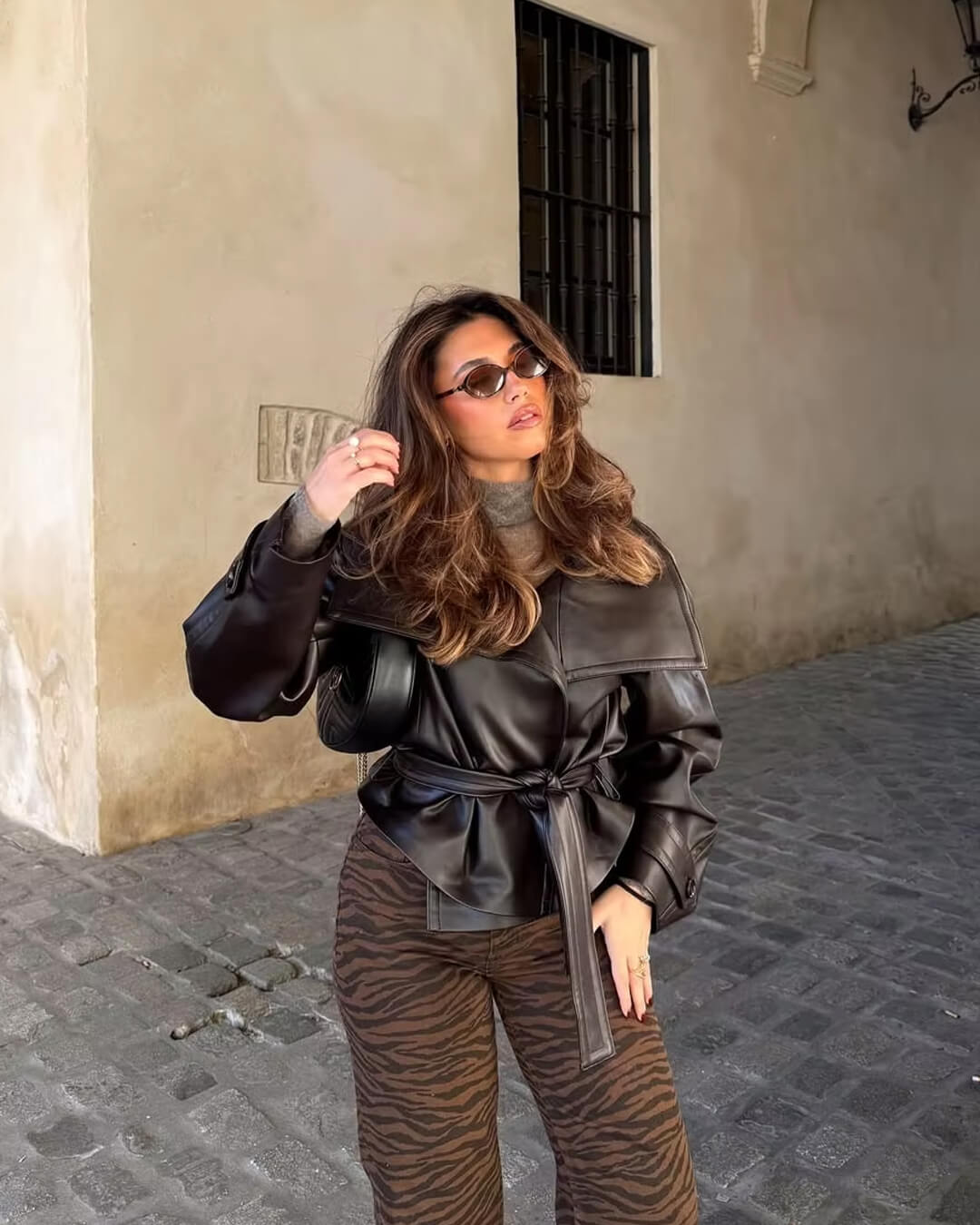 Sandra Vegan Leather Jacket