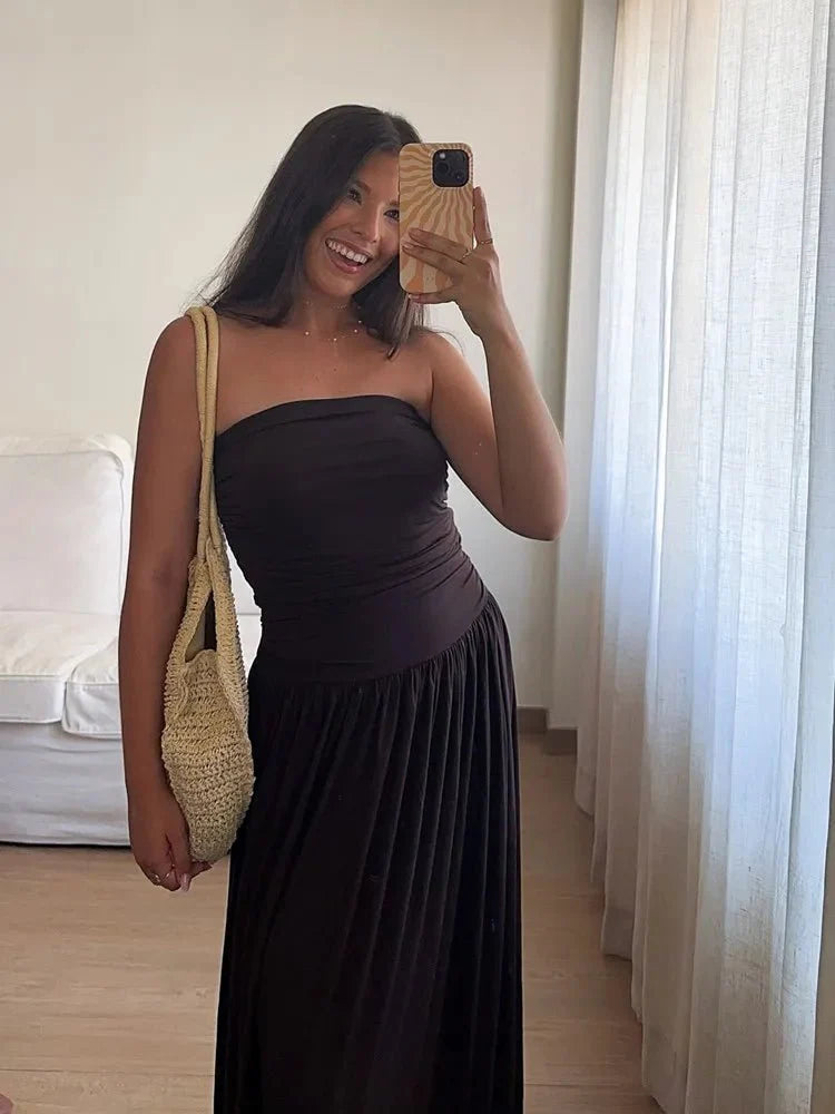 Nora Bandeau Midi Dress