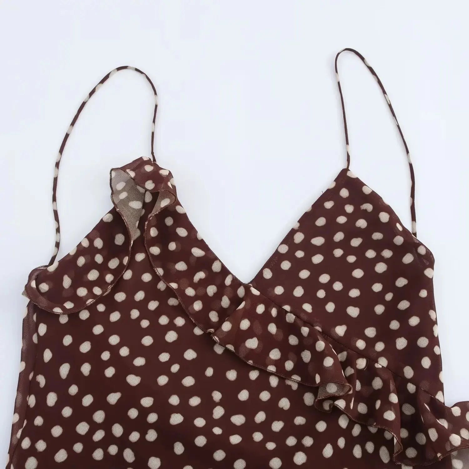 Eloise Sleeveless Polka Dot Dress