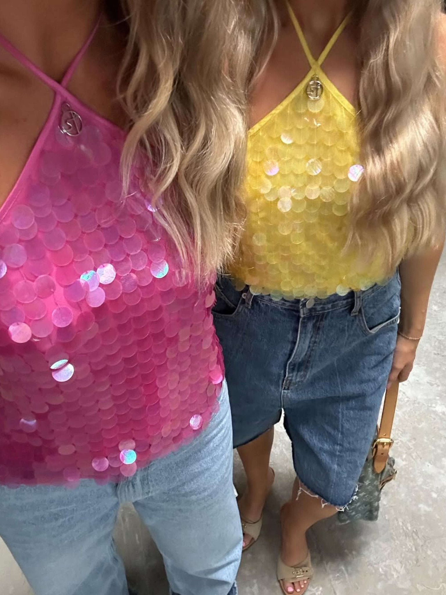 Ynah Sequin Top