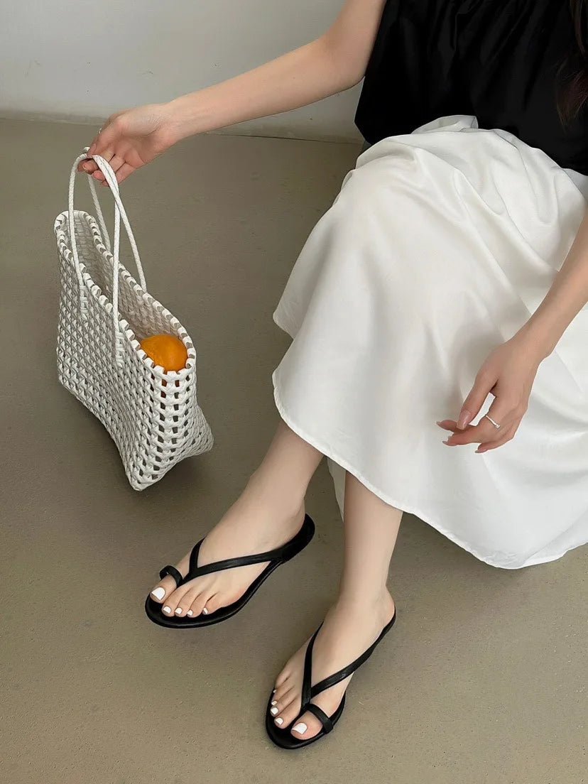 Lilla Clip Toe Flat Slipper