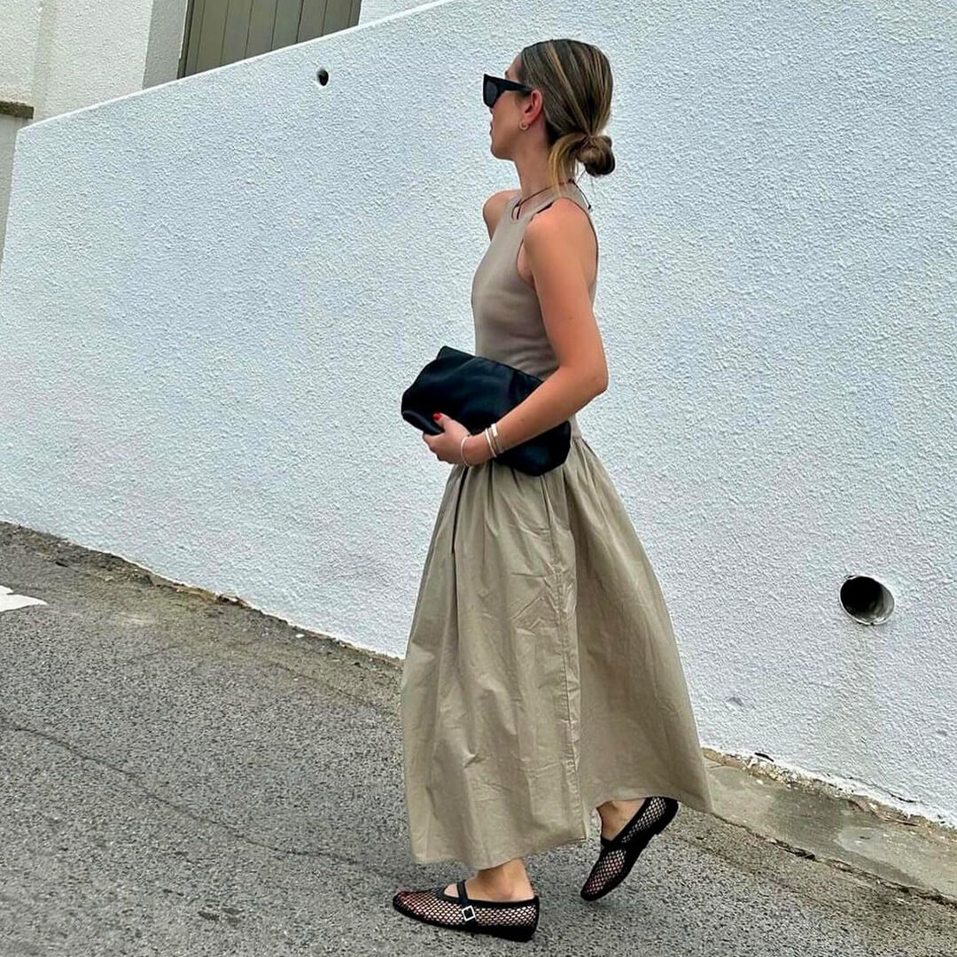 Margaux Mesh Ballet Flats