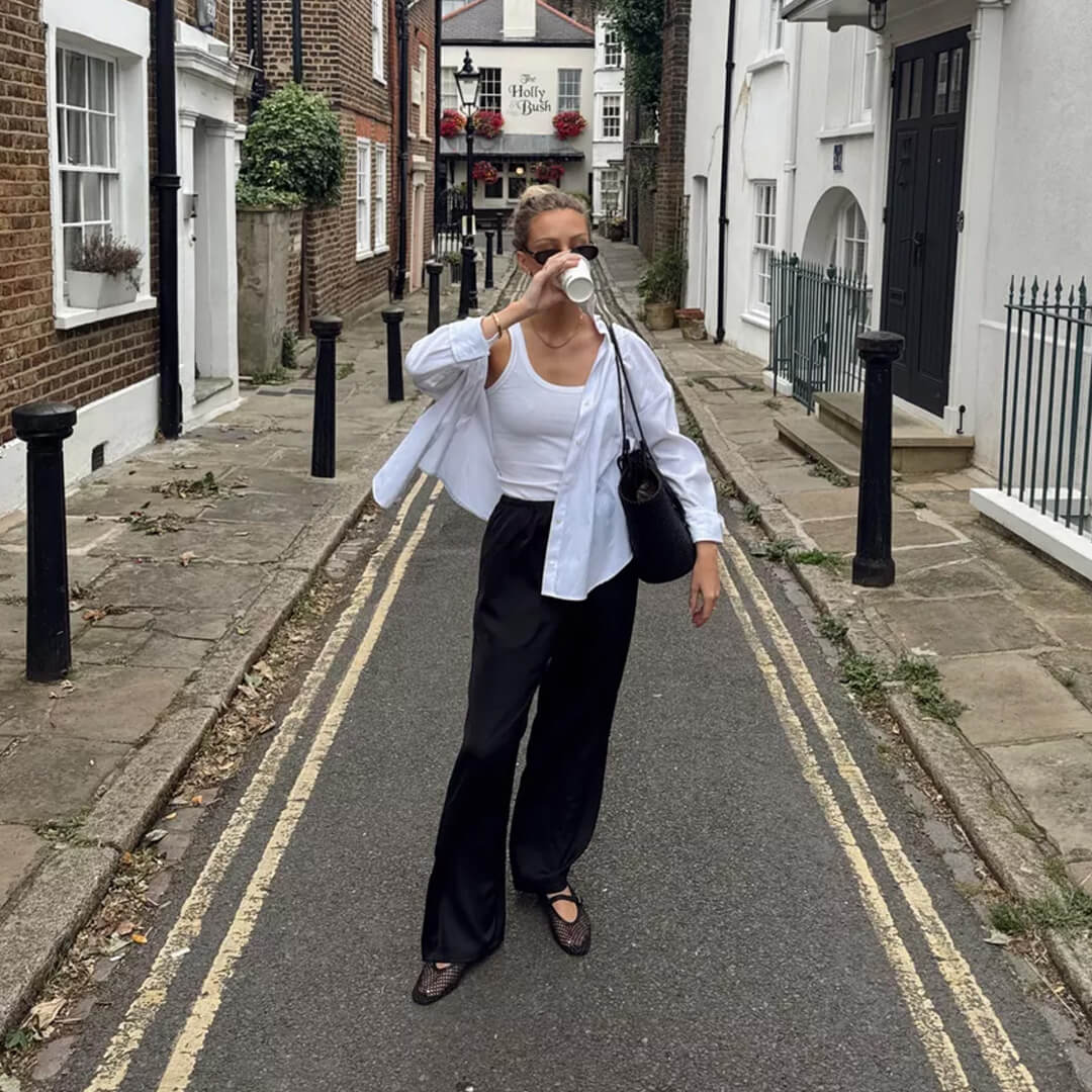 Margaux Mesh Ballet Flats