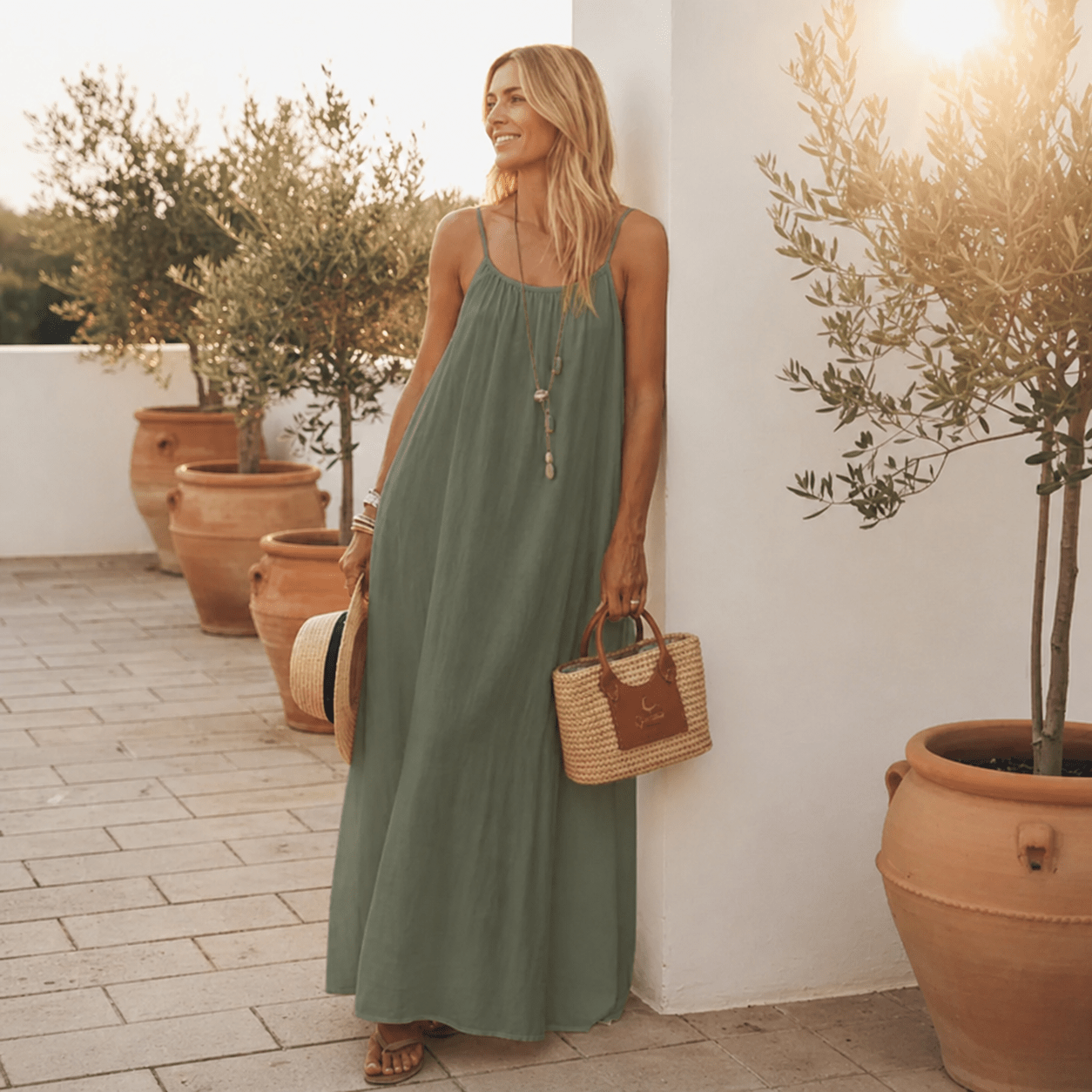 Nita Long Summer Dress
