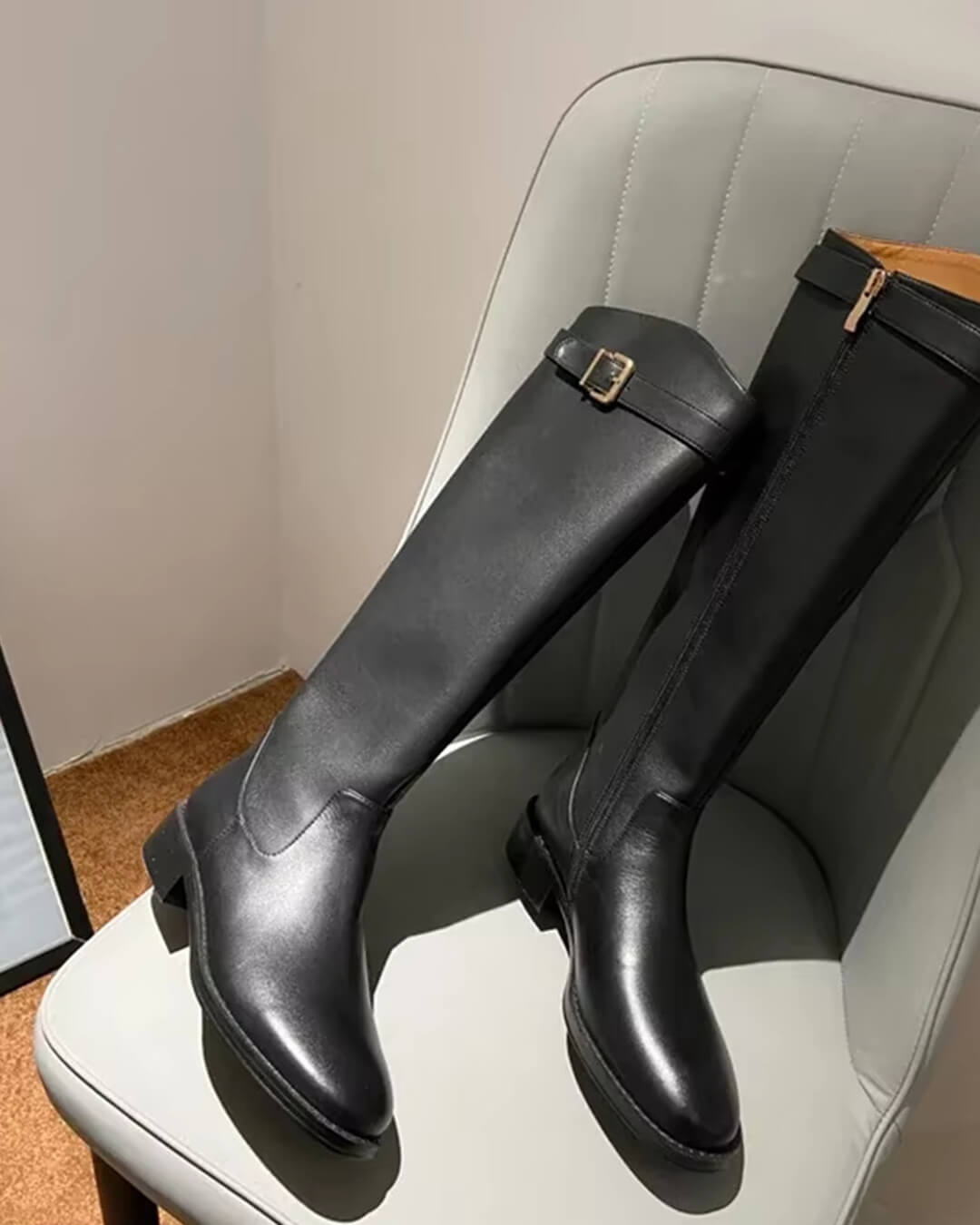 Cora Knee High Leather Boots