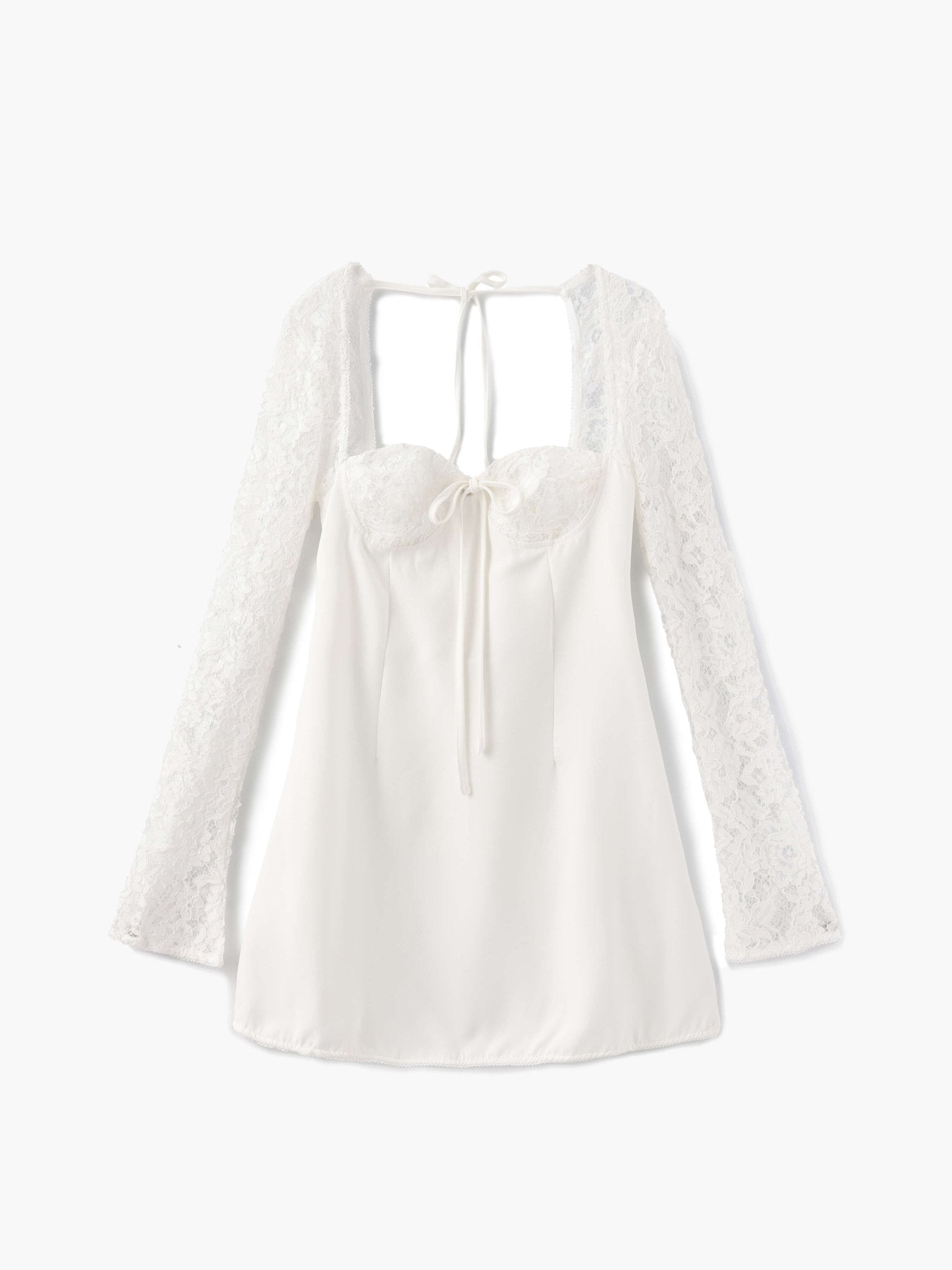 Louise mini dress with lace details