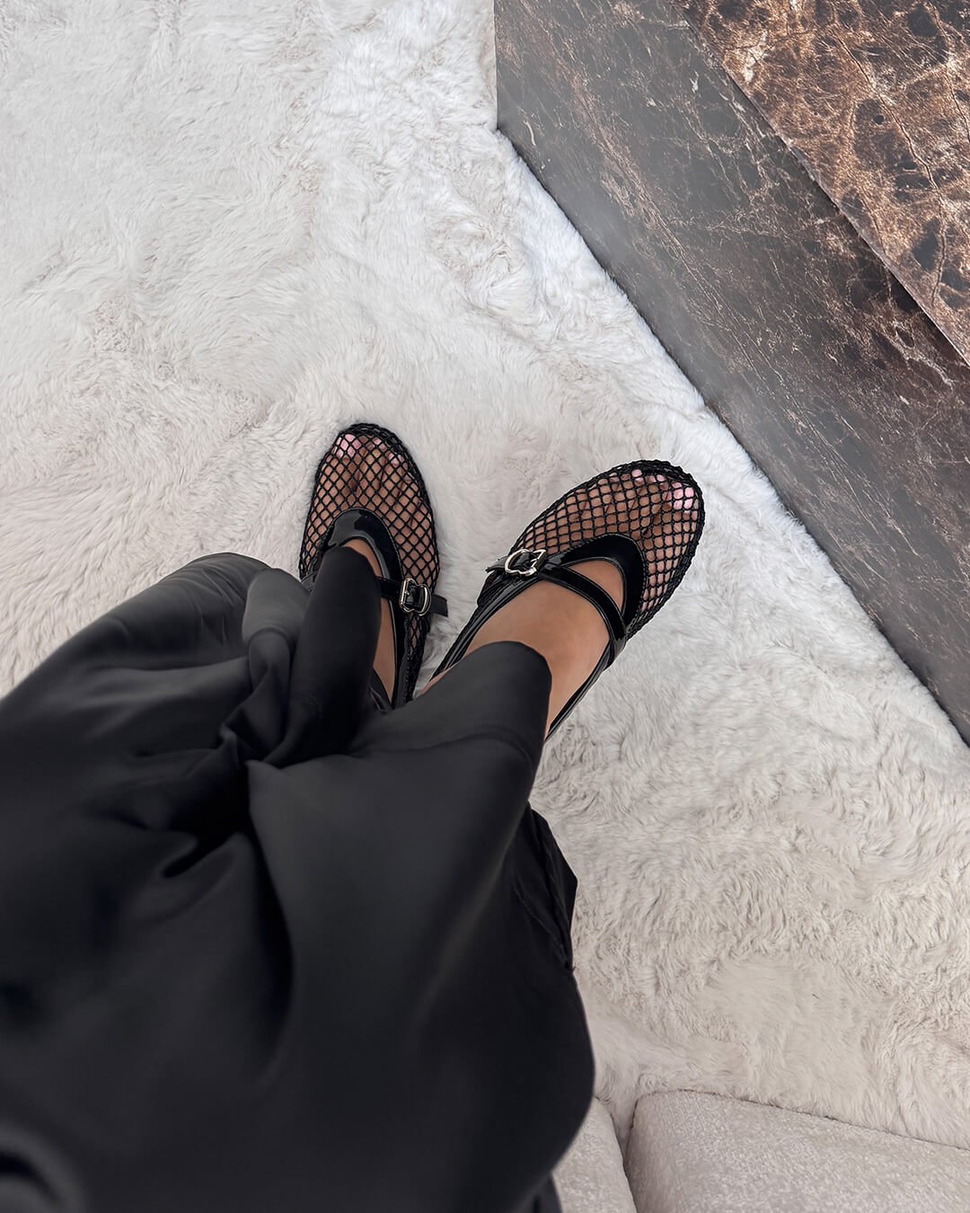 Margaux Mesh Ballet Flats