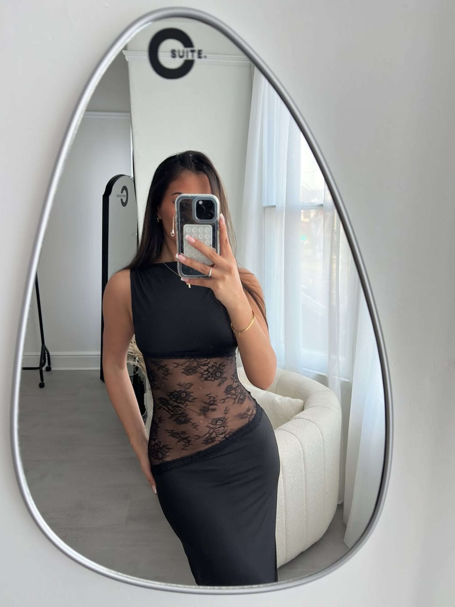 Nieve Maxi Dress with Lace Details