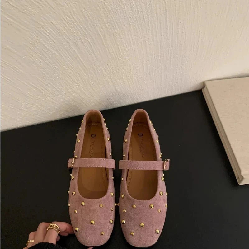 Rowena Suede Flats
