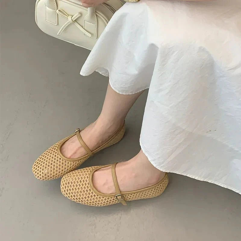 Sabrina Mesh Ballet Flats