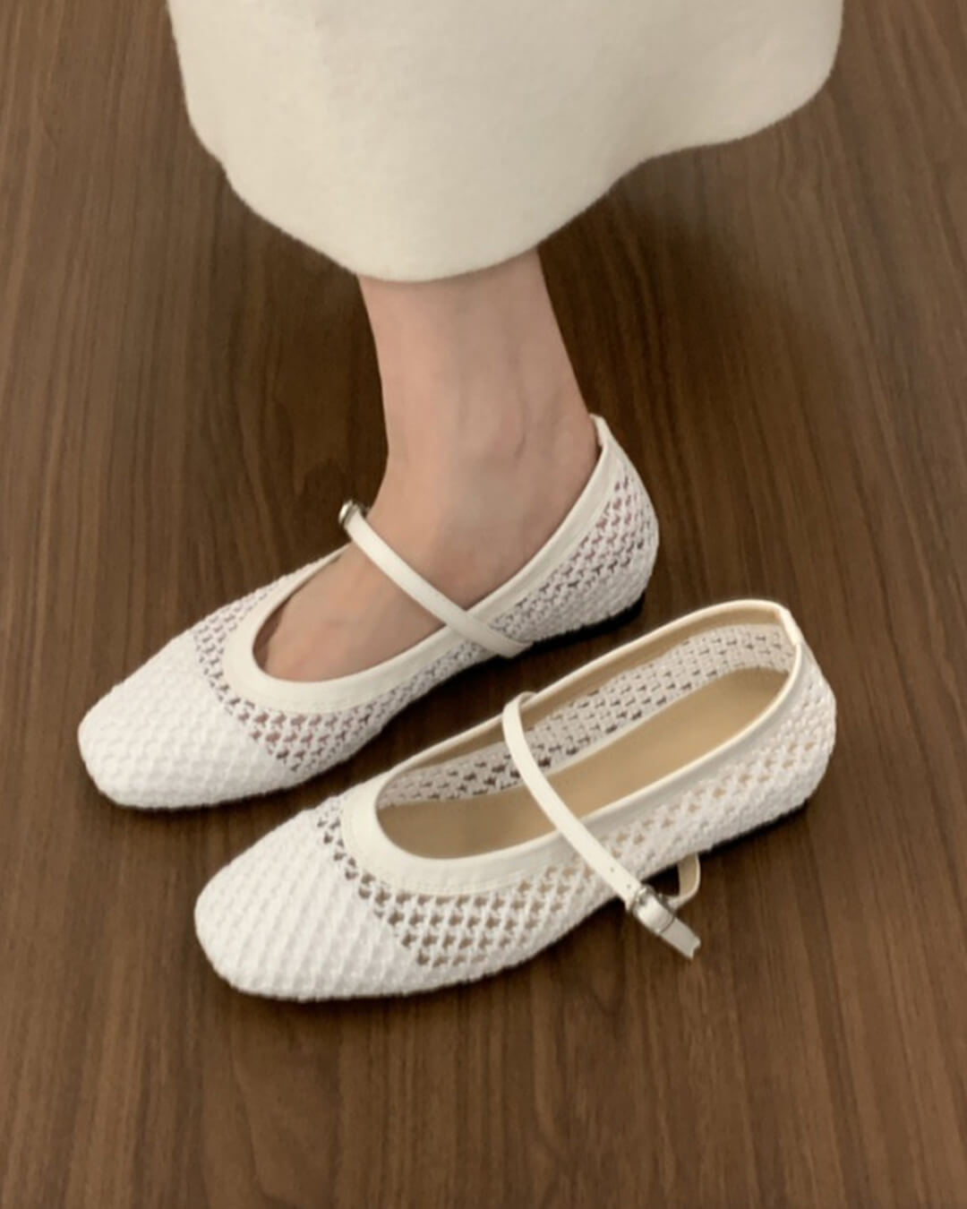 Sabrina Mesh Ballet Flats