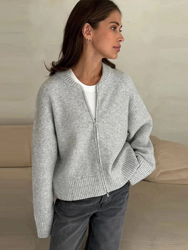 Olive Cardigan Sweater