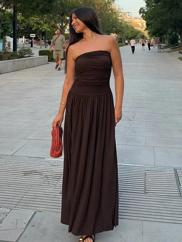 Nora Bandeau Midi Dress