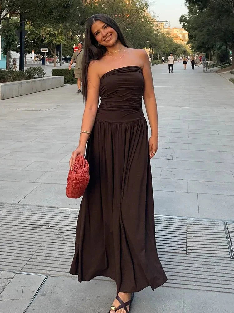 Nora Bandeau Midi Dress