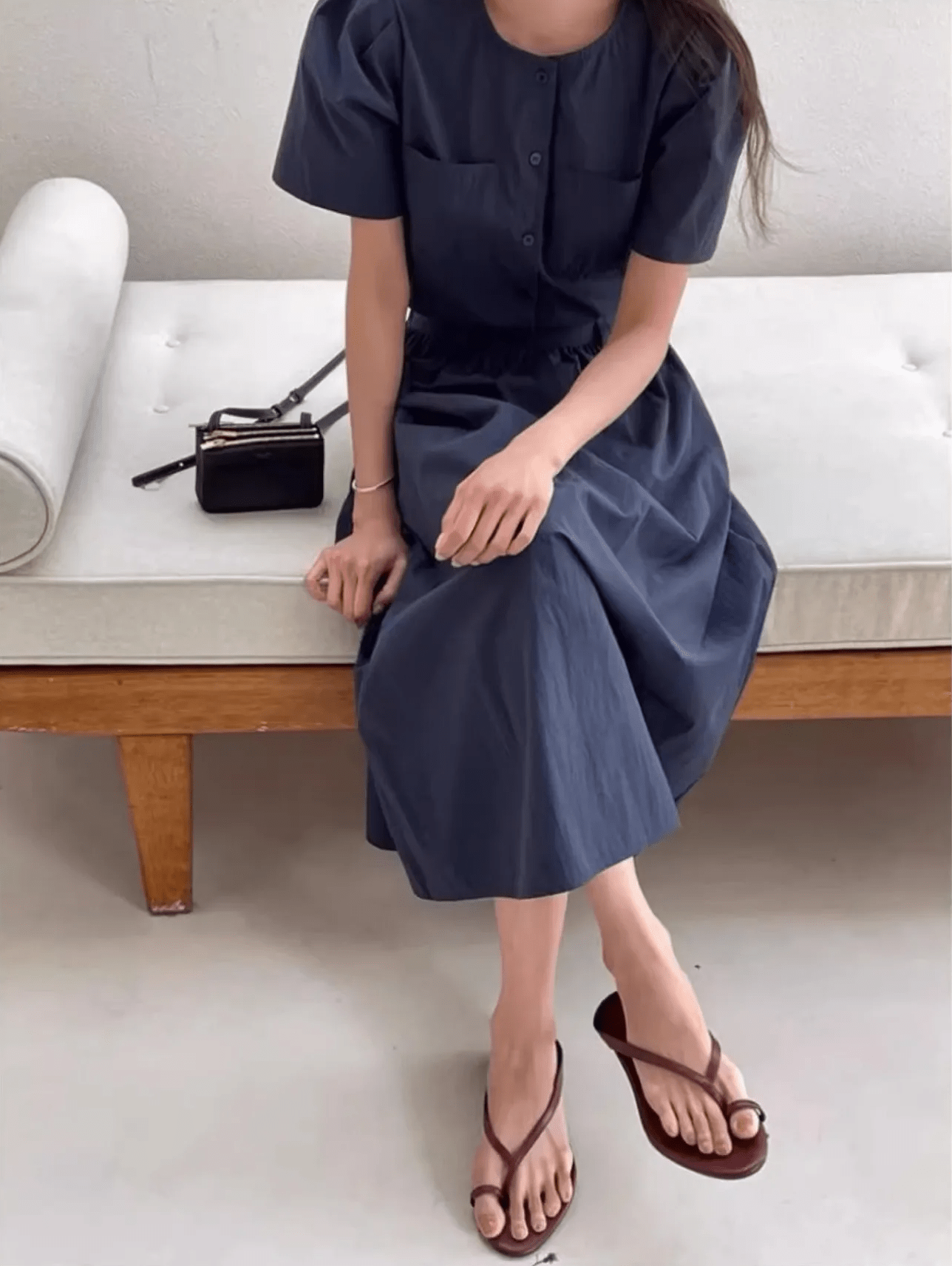 Lilla Clip Toe Flat Slipper