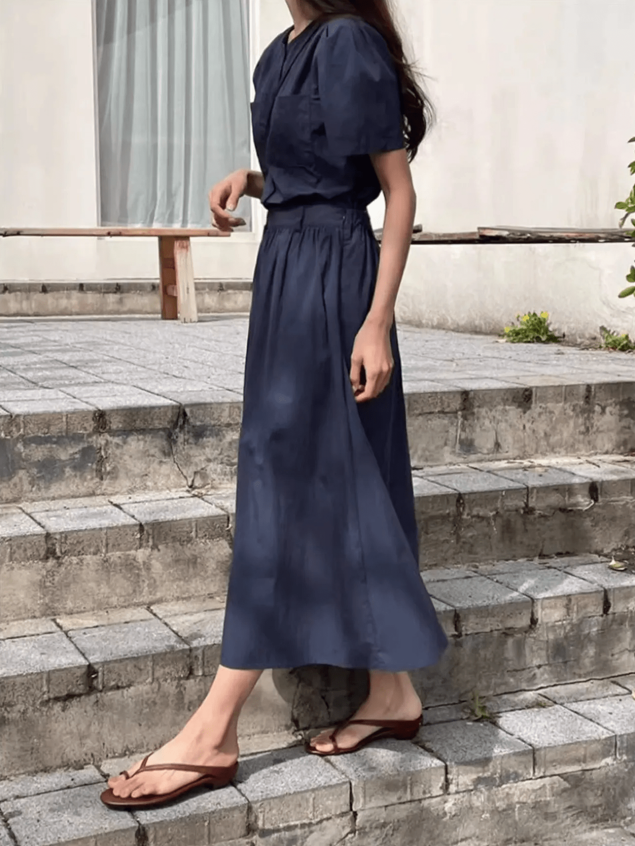 Lilla Clip Toe Flat Slipper